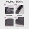 1Pcs Silicone Knee Pads Adjustable Sports Patellar Straps Shock-Absorbing Tendon Injury Prevention Tendon Sheath Pads 3D Fabric