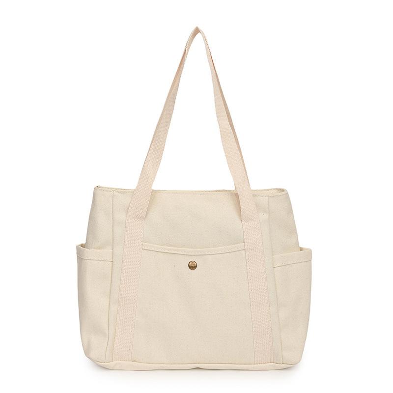 

Большая вместительная холщовая сумка, высококачественная и универсальная литературная и художественная одежда для студентов, сумка через плечо из ткани для работы