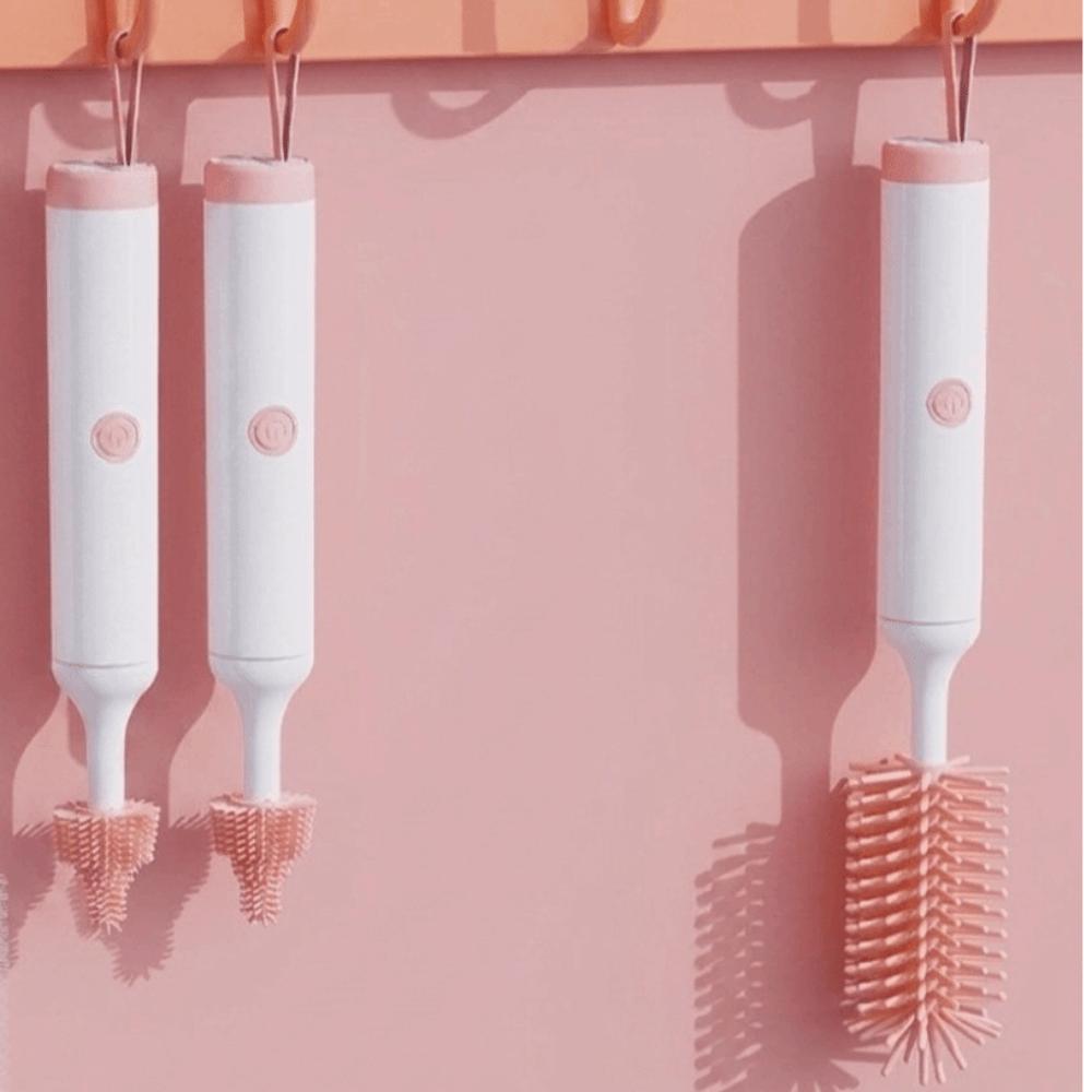 UV Sterilization Electric Bottle Cleaning Brush Set 6-In-1 Cleaning Brush for 1500mAh Infant
