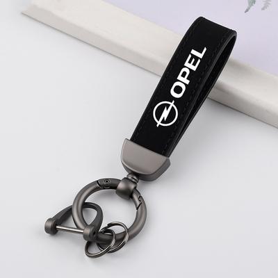 Suede Car Keychain Keyring Anti-Loss Pendant For Astra Insignia Corsa Zafira Meriva Mokka Vivaro Vectra Antara Accessory