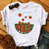 New Women T-Shirt 2023 Good Vibes Letters Fashion Top Female T Shirts Harajuku Streetwear O-Neck Short Clothes Ladies Tshirts