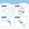 Silicone cable tie reusable colored cable strap 220mm 30PCS