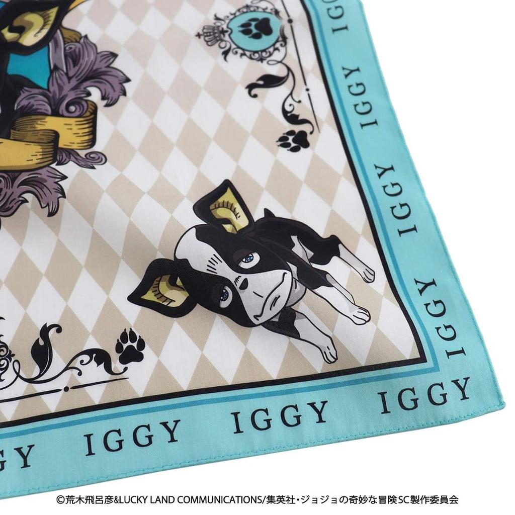 [JoJo's Bizarre Adventure Stardust Crusaders] Handkerchief Iggy (Blue) 0 FALSE Handkerchief Handkerchief Approx. 50cm 000401-0011-01