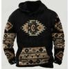 Vintage 3D Print Men's Hoodies Indian Style Pullover Oversized Casual Sweatshirt Tops Male Daily Streetwear Y2k Clothing For Men