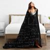 Funny Math Blankets Quantum Physics Airplane Travel Flannel Bedding Throws Super Soft Bedroom Customized Bedspread Gift