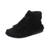 Snow Boots Women's 2025 New Lamb Wool Short Thermal Cotton Shoes Winter Wear Non-slip Flat-bottomed Velvet Short Boots