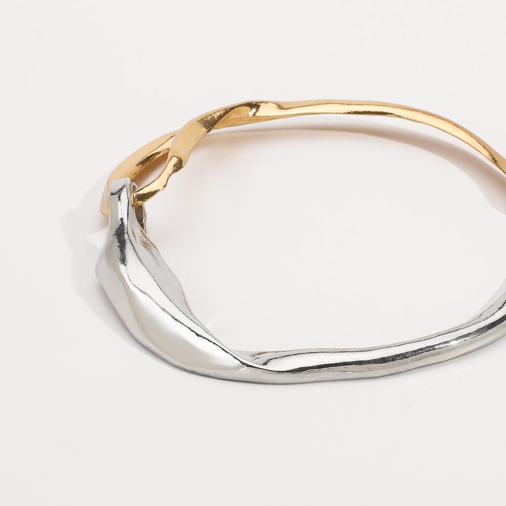 Tooxika Exaggerated Metal Style Three-dimensional Ring Clasp Necklace Luxury Niche Design Sense Hip-hop Personality Necklace