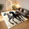 Pferderennen Wohnzimmer Rutschfester Teppich Weicher Teppich für Schlafzimmer Spielzimmer Sofabereich Büro Heimdekoration Fußmatte Weihnachtsgeschenk C9261546