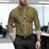 Camicia da uomo 2026, nuova, a pois bianchi e neri, a maniche lunghe, da lavoro, vestibilità slim, alla moda, casual, tessuto di alta qualità