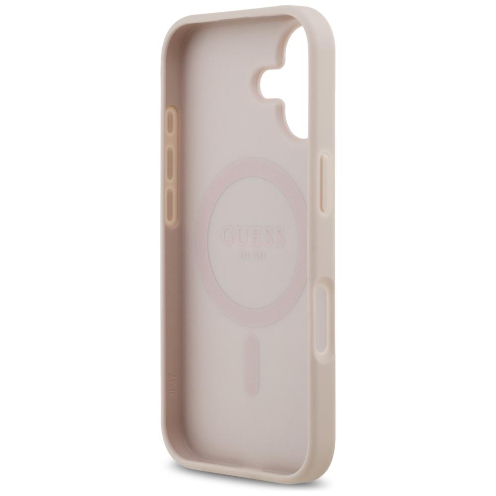 Etui Guess 4G Circle Classic Logo        Magsafe Do Iphone 17 Różowy