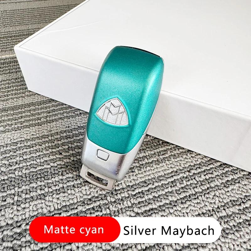 for Black Silver AFFALTERBACH Maybach Brabus Car Key Remote Accessories Key Case Shell Protective Sticker For Mercedes Benz AMG UYE6
