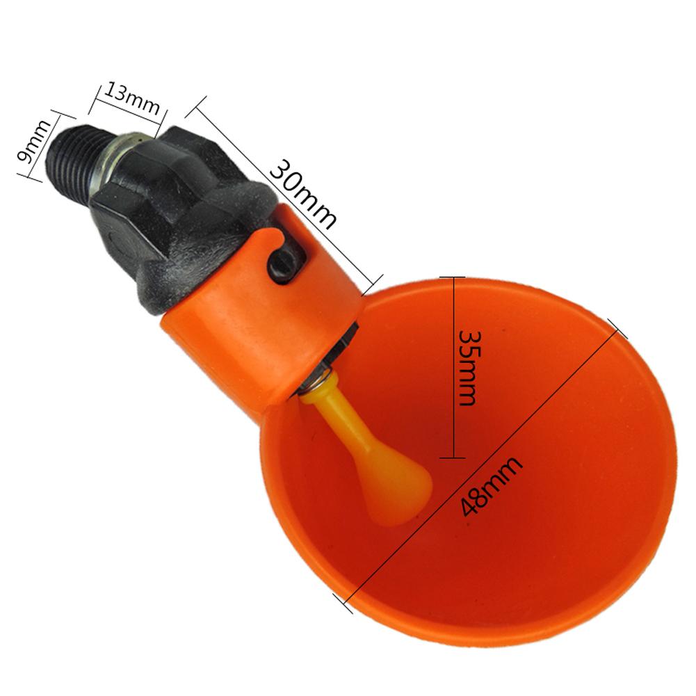 1 pcs  Poultry Water Drinking Cups Chicken Drinker Plastic Chicken Fowl Drinker Cups Breeding equipment