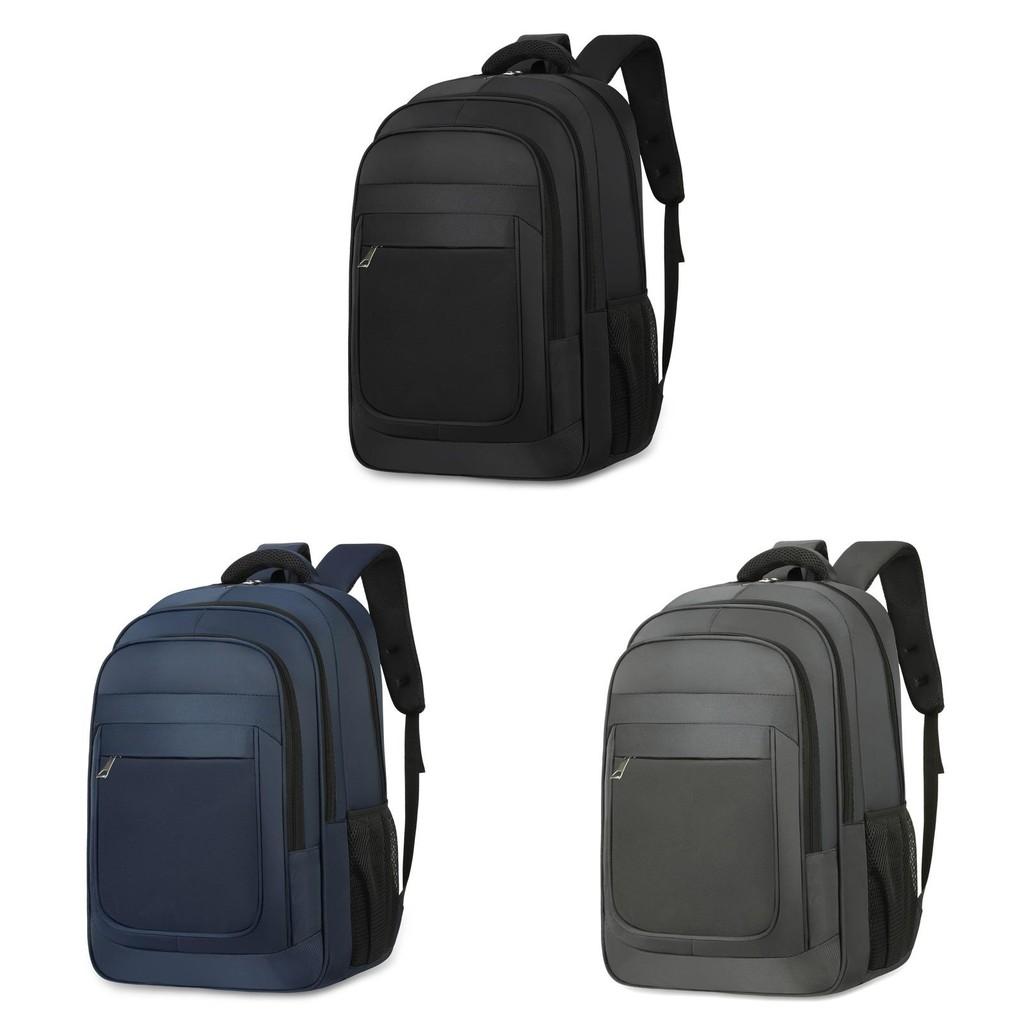 Solid Simple Style Color Backpack Outdoor Large Capacity Travel Schoolbag Bag