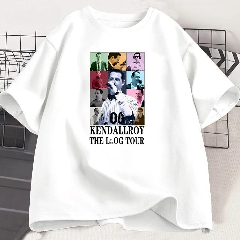 Kendall Roy The Eras Tour T Shirt for Men Women 90s Vintage Succession TV Show T-shirt Men's Cotton Short Sleeve T-shirts Tops