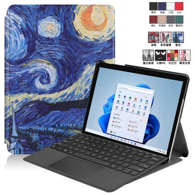 Custodia per Microsoft Surface Go 4 3 2 GO4 GO3 GO2 10.5 pollici 10.5" Supporto Pelle PU Supporto Frontale Copertura Tablet con Porta Penna