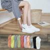 "Japanese Style Candy Color Low-Cut Women's Cotton Socks - Spring/Summer".