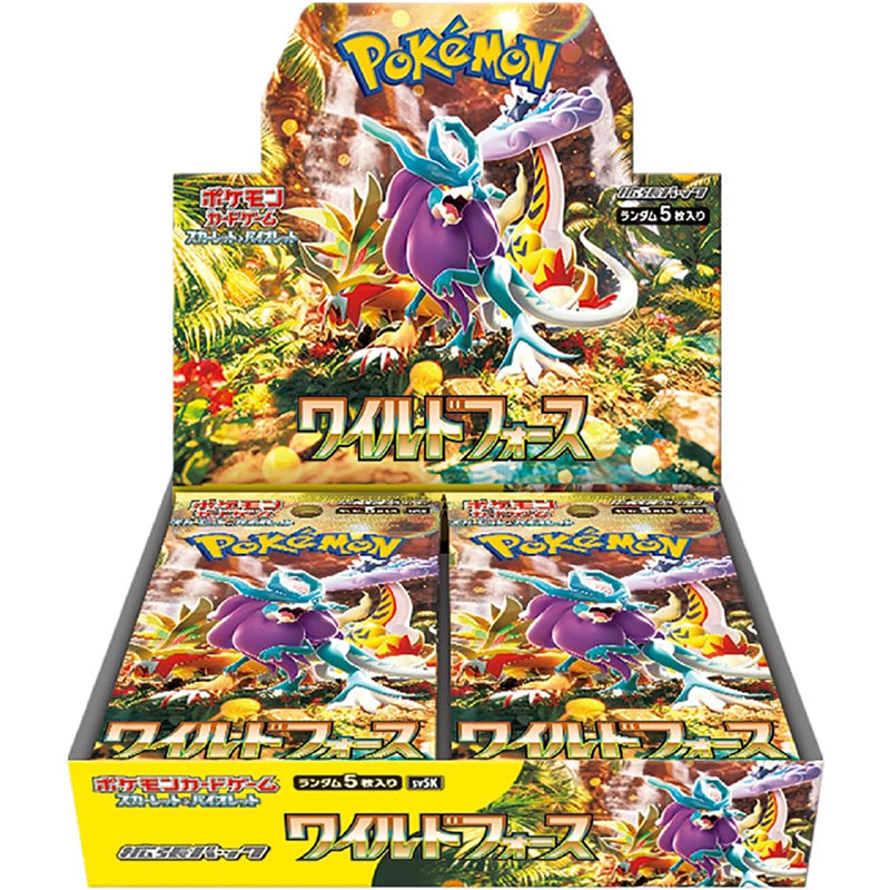 

Карточная игра «Покемон» Бустер «Алые и фиолетовые» Wild Force BOX sv5K
