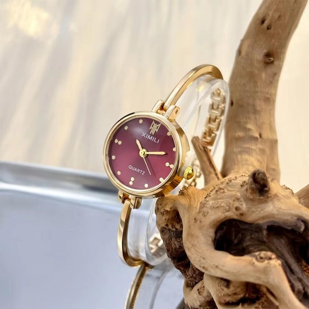 Open Design Quartz Watch Square-shaped Dial Ladies Watch New Pearl Watch  for Women
