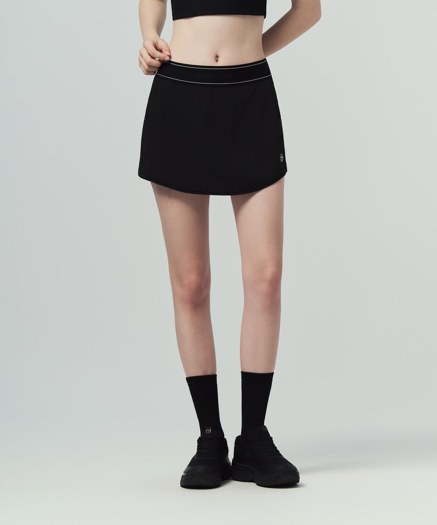 SERGIO TACCHINI W Lightweight Woven Skirt (Black)