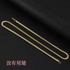 Fashion Silver Stainless Steel 4mm Soft Snake Necklace Chain Necklaces Women Jewelry