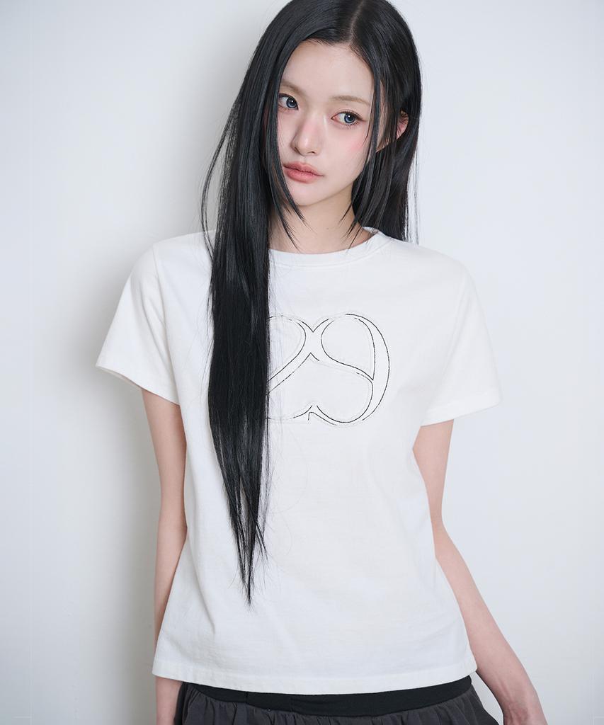 ILLIGO 129 Logo Patch T-Shirt Pure White