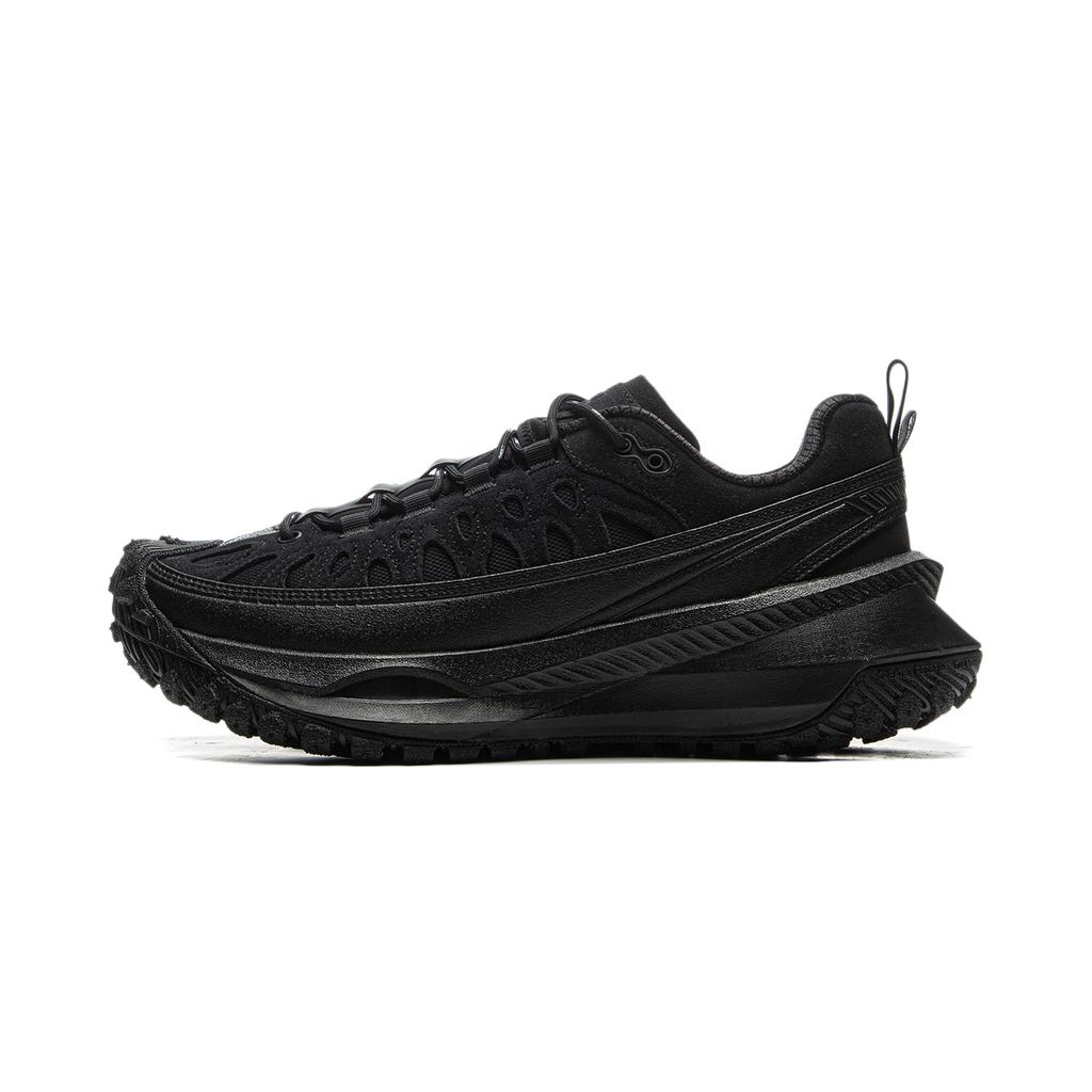 Li Ning Ranger CRC Cushioning Slip Resistant Low top Running Shoes Unisex Black AZGU083-6