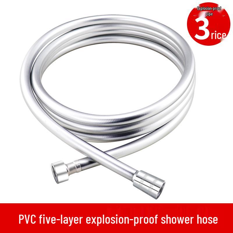 PVC Rain Shower Hose - 1.5m/4m Flexible Water Pipe for Water Heaters