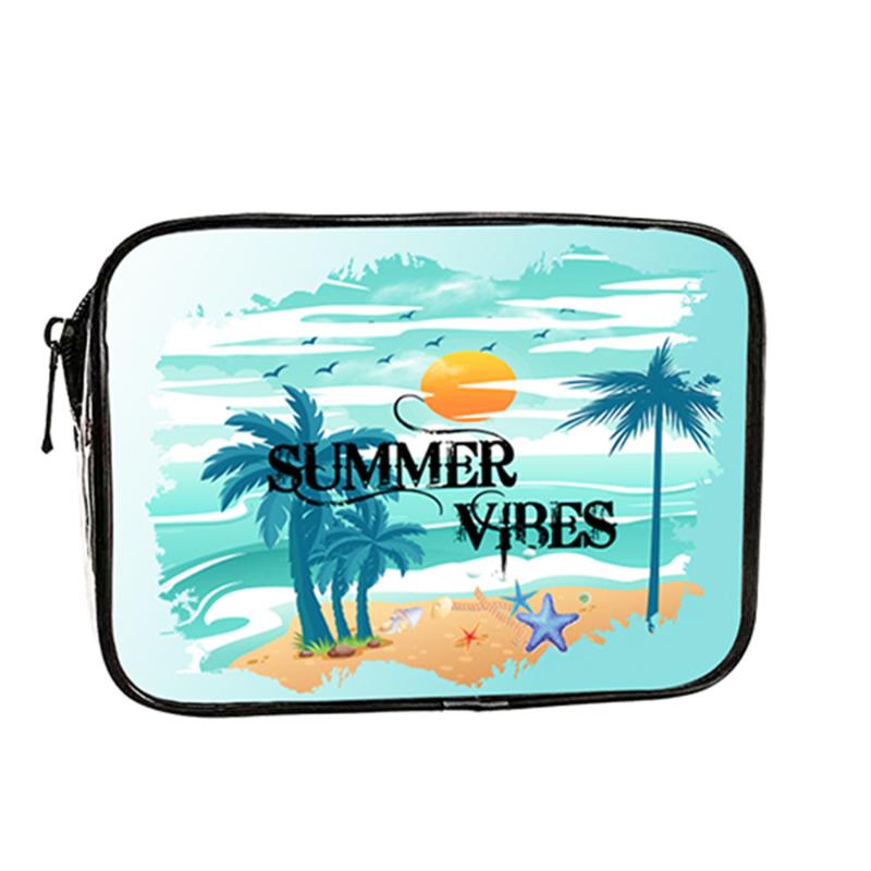 Organize Your Summer 1Pcs Clear PVC Makeup Bag Perfect for Travel Toiletries