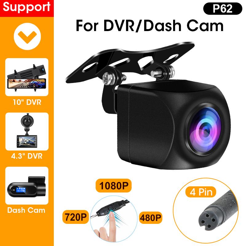 

AHD 1080P камера заднего вида с объективом «рыбий глаз» для видеорегистратора, автомобильного радиоприемника, ночного видения, камера заднего вида, 4-контактная, водонепроницаемая, NTSC PAL TVI