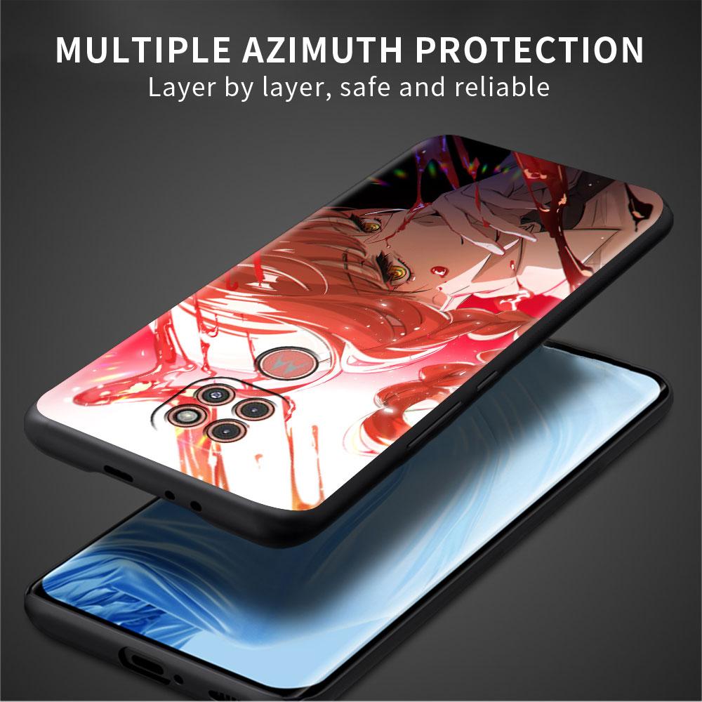 Case For Motorola G60 G30 G22 Edge 20 Lite G31 One Fusion G9 G8 G60s G51 G71 G52 G200 G50 Soft Phone Cover Chainsaw Man Makima