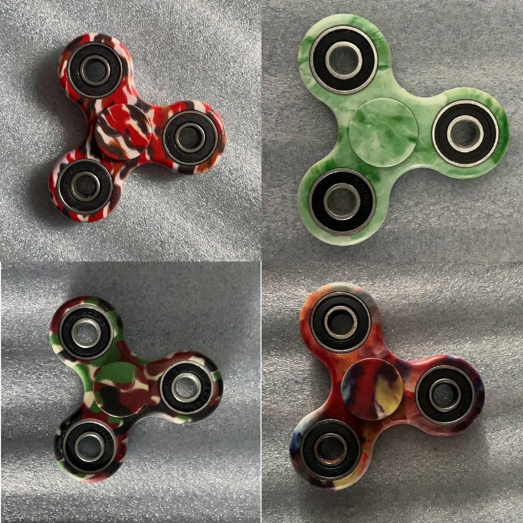 Brinquedo Fidget Spinner Criativo Com Lâminas de Liga Metálica Para Crianças e Estudantes