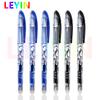 6Pcs Erasable Pen Gel Pen Durable Plastic Ink Blue 0.5mm Useful Student Erasable School Pen Stationery Supplies