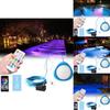 Vielseitige Bluetooth-App-gesteuerte LED-Poolleuchte mit beeindruckender Mehrfarbenbeleuchtung für jeden Pool