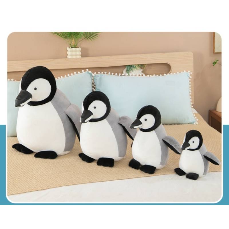 Plush Penguin Toy Cartoon Animal Stuffed Doll Room Sofa Decoration Kids Gift