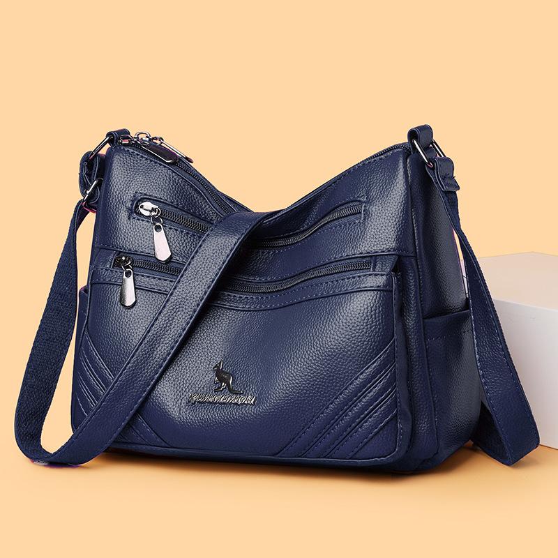 

Women s shoulder bag new fashion versatile multi-functional durable messenger bag to work commuter niche backpack синій
