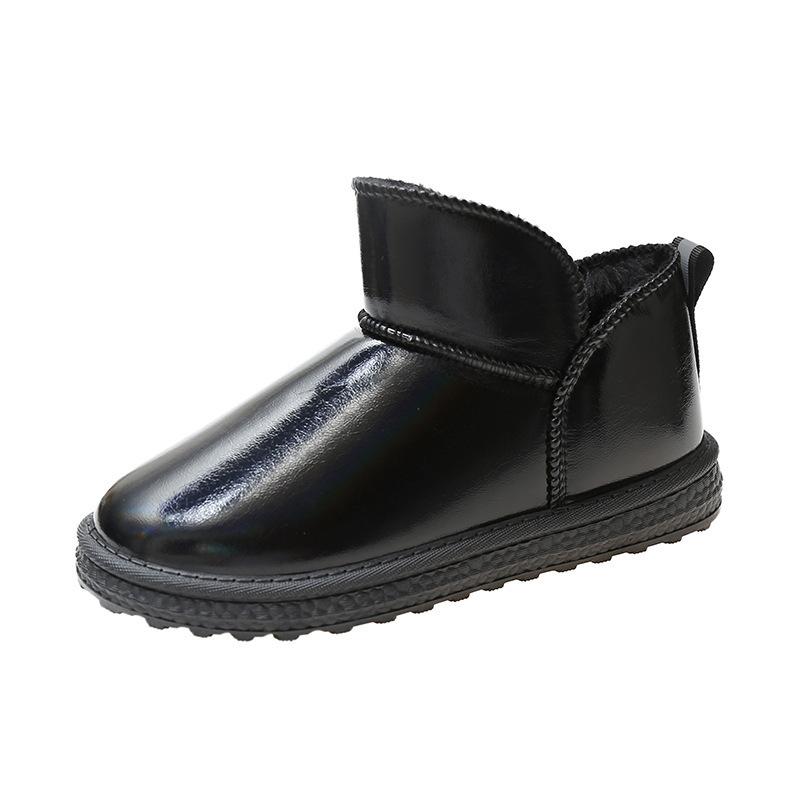 Winter Fashion Plus Velvet Warm Shoes Women's Casual Cotton Shoes Waterproof and Non-slip Snow Boots