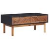 Day and Night - Day and Night Solid Acacia Wood and MDF Coffee Table 90x50x40 Cm