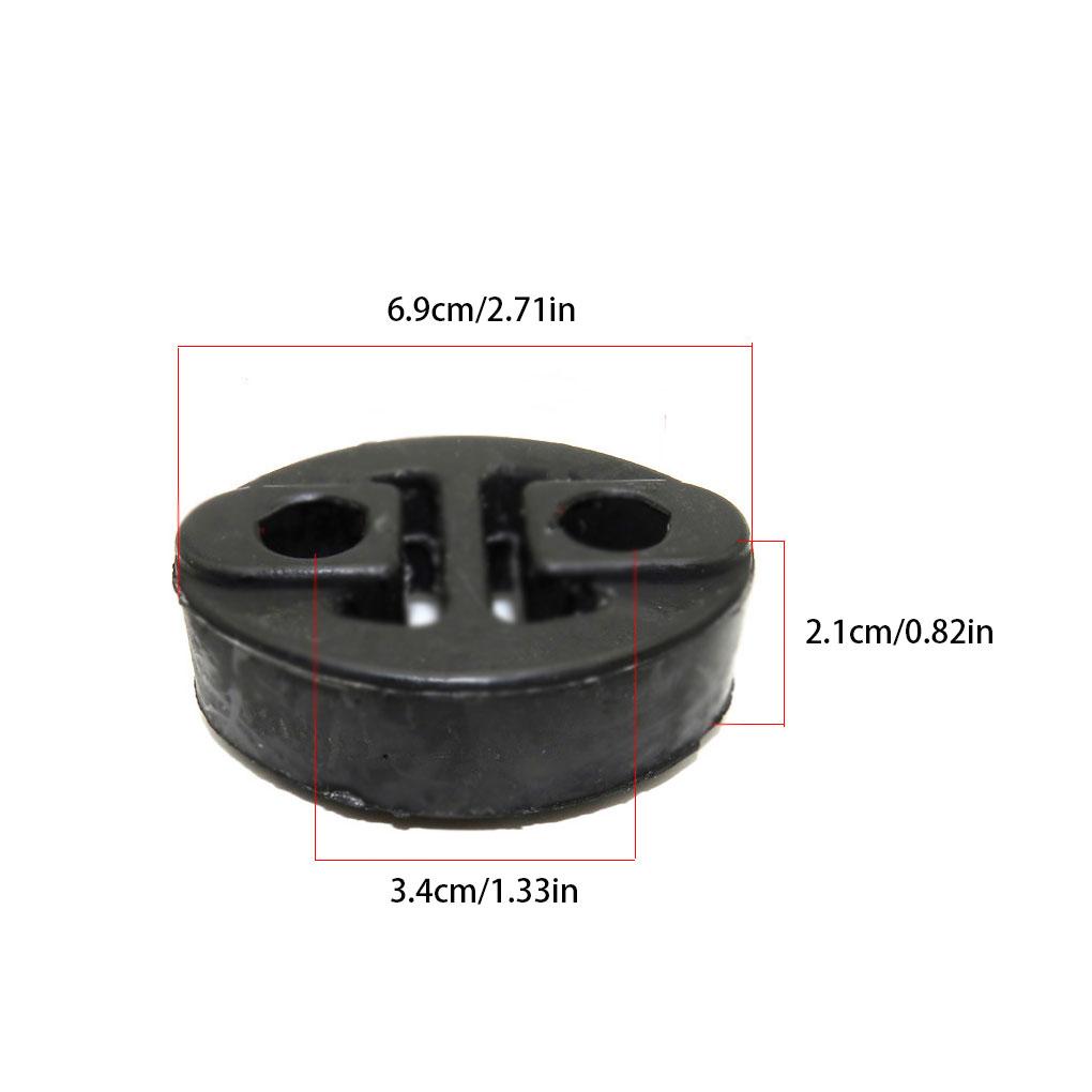 5x Black Rubber Mount Kit For Vehicles - Durable And Reliable Performance Accessories For Vehicles