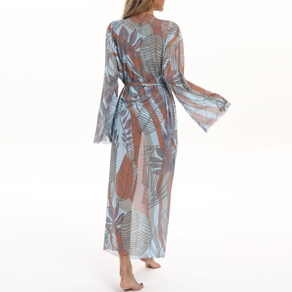 Russia 2025 Swimsuit & Sunscreen Mesh Cover-Up Beach Dress