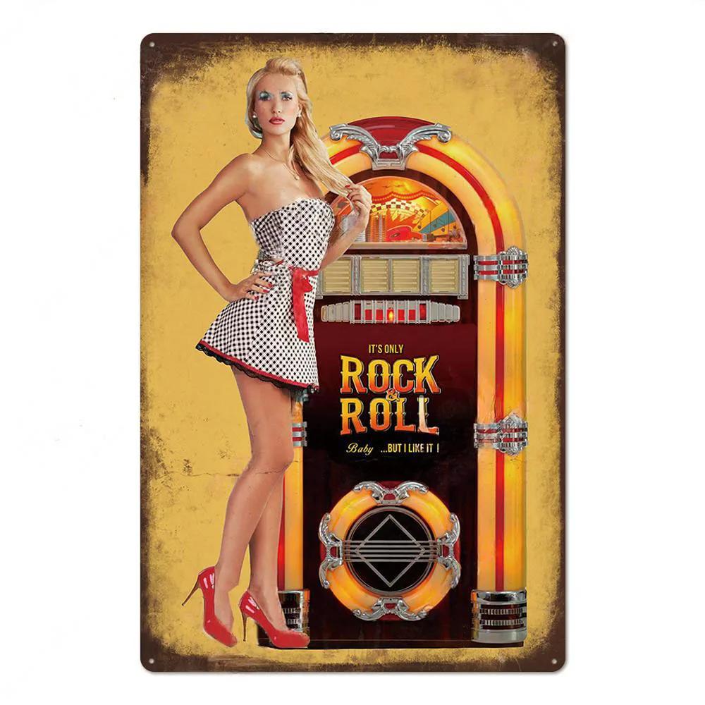 Metalowe Plakaty Vintage Metalowe Znaki Dekoracja Tabliczka Metalowa Vintage Blaszany Znak do Baru Garażu Jaskiń Mężczyzn w Pokojach Rodzinnych Dekorowanie Pla