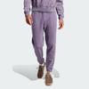 Adidas All Season Garment Wash Pants Solid Color Logo Jogger Knit Sports Pants Men Pants Dark-Gray Violet IJ6933