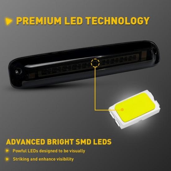 For 99-2007 Silverado Chevy GMC Sierra 1500 2500 3500 LED Third Tail Brake Light