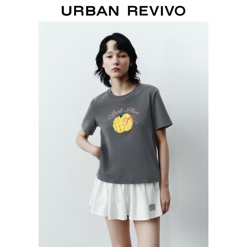 UR Women s 2025 Summer Fruit Print T-Shirt XS