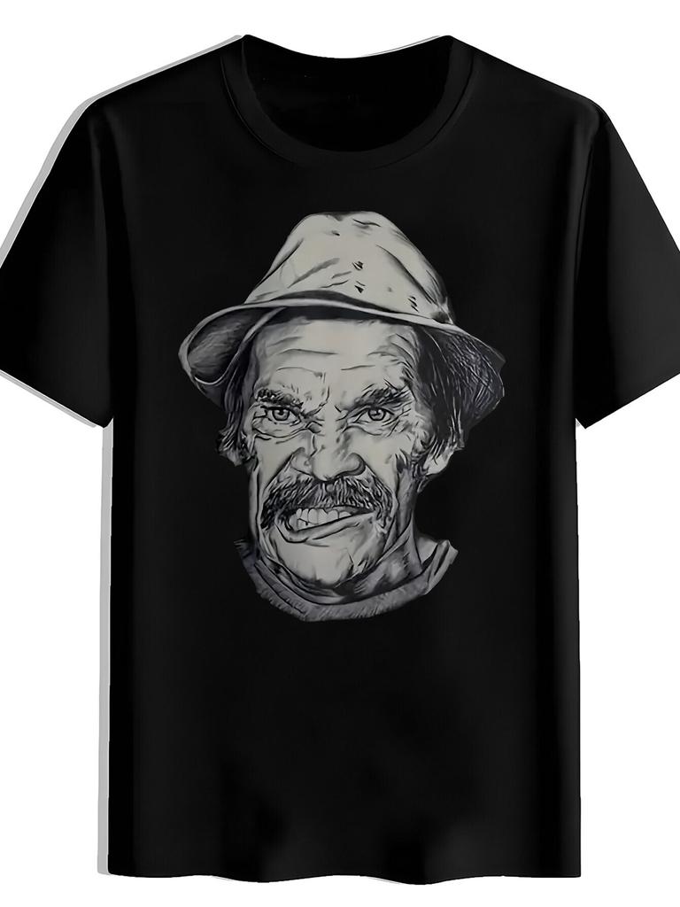 Funny Mustache Design100 cotton summer Oneck short sleeve casual printed Unisexs Tshirt