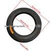 14x2.50 Drum Brake Hub with 80 Drum Bearing, 6200cst64-254 Tire, Bent Valve Inner Tube, Outer Tube, and Wheel Assembly