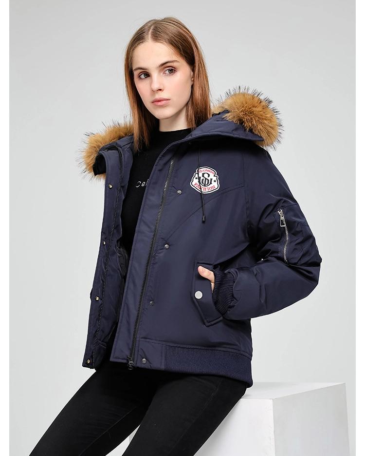 Women's Casual Loose Thickened Warm Jacket With Fur Collar