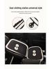 Cute Eyes & Feet Universal Car Seat Cushion for VW Golf, Sagitar, Tayron, T-Roc - All-Season Use.