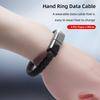 Type-C / Lightning / Micro USB přenosný kožený náramek nabíječka datový nabíjecí kabel synchronizační linka pro iPhone ipad Samsung Huawei Xiaomi Redmi oppo vivo