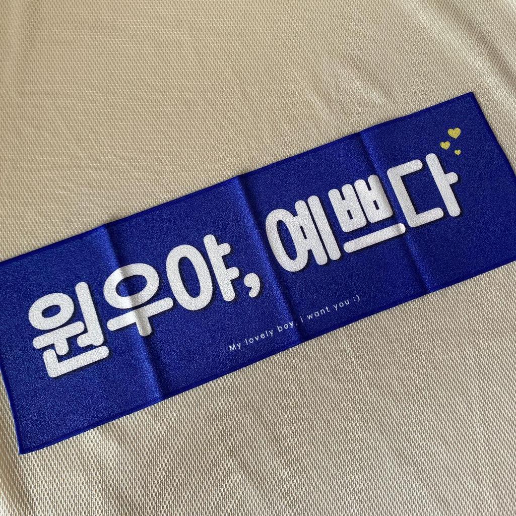 [USED] Seventeen Wonwoo slogan