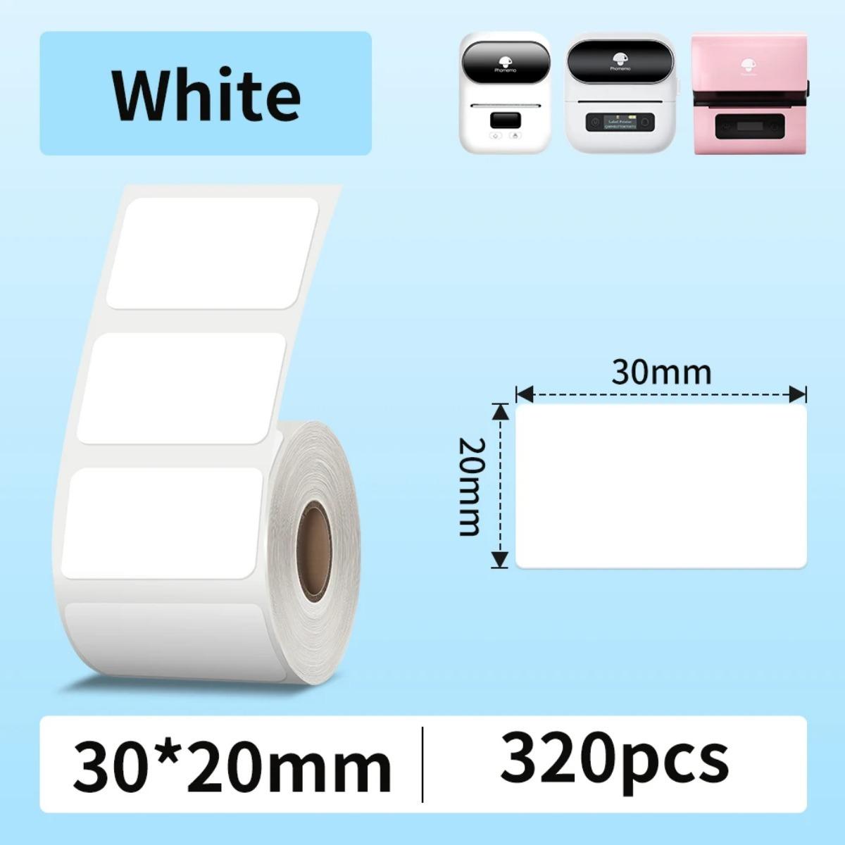 

Наклейка етикетки для Phomemo M110 M200 M220 Самоклеючі прямі термічні етикетки Принтер водонепроникний етикетковий папір